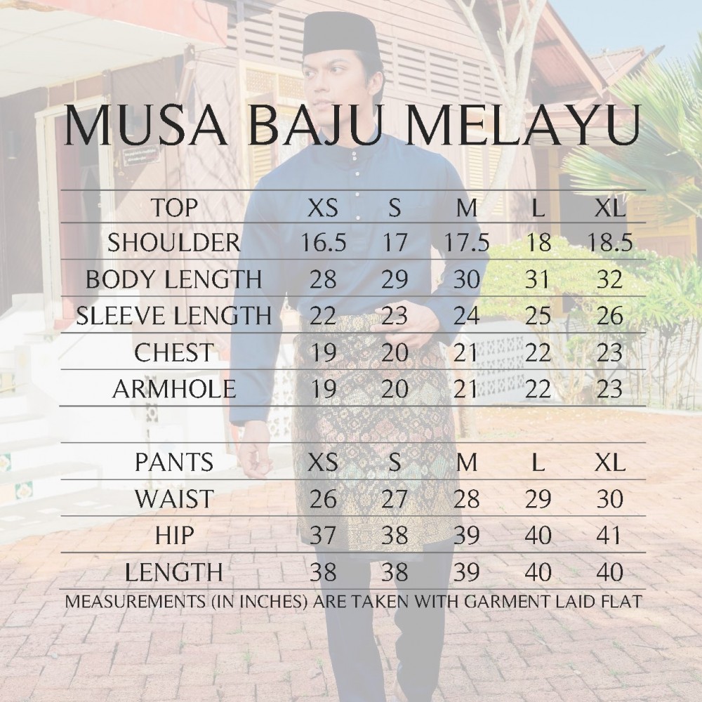Musa Baju Melayu - Maroon
